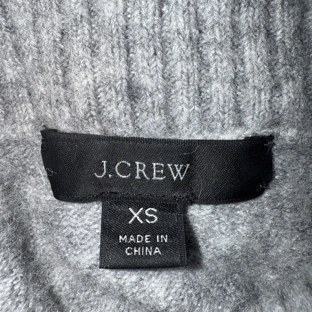 J. Crew Turtleneck Sweater in Supersoft Yarn Size XS‎ Gray Wool Alpaca Classic